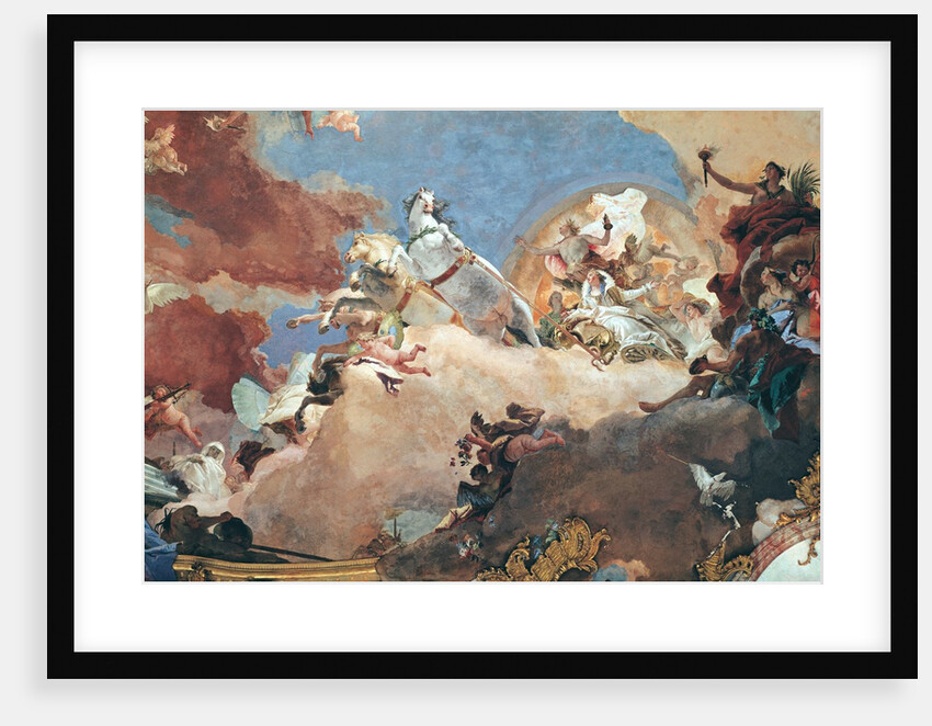 Apollo in his Sun Chariot driving Beatrice I to Frederick I Barbarossa by Giovanni Battista Tiepolo