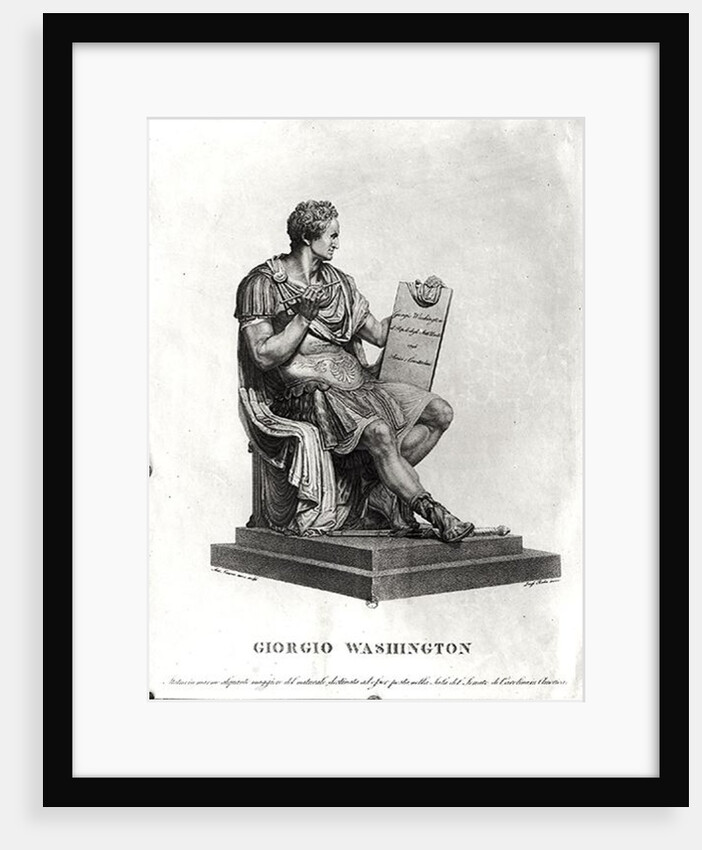 George Washington as a Roman emperor, 1796 by Antonio Canova