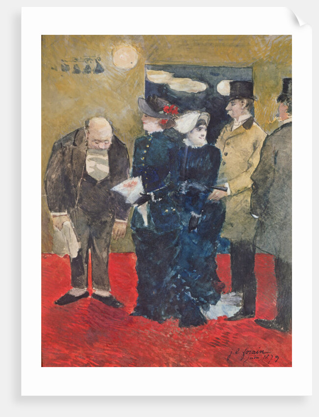 Entering the Restaurant, 1879 by Jean Louis Forain