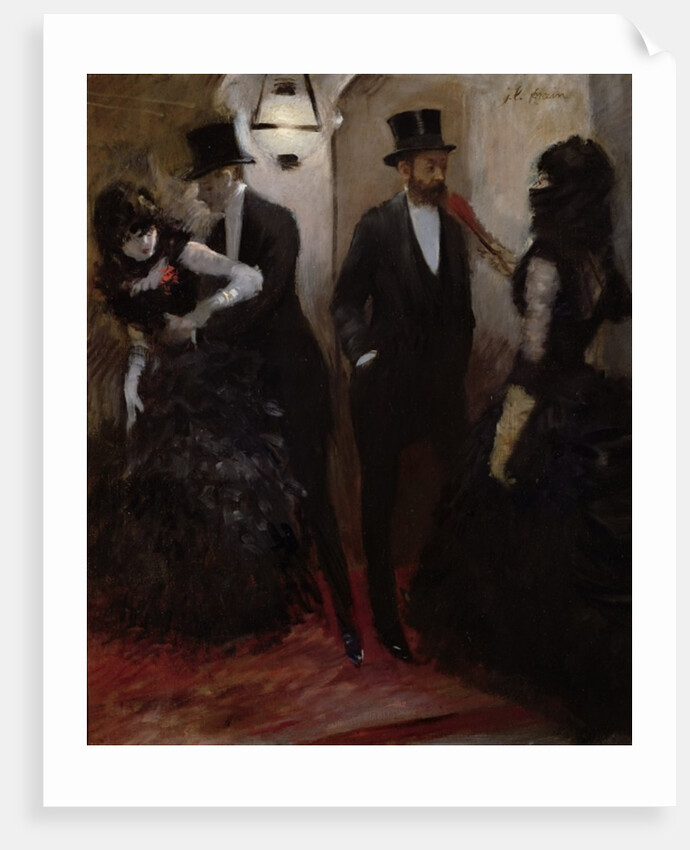 The Corridors at the Opera, 1885 by Jean Louis Forain