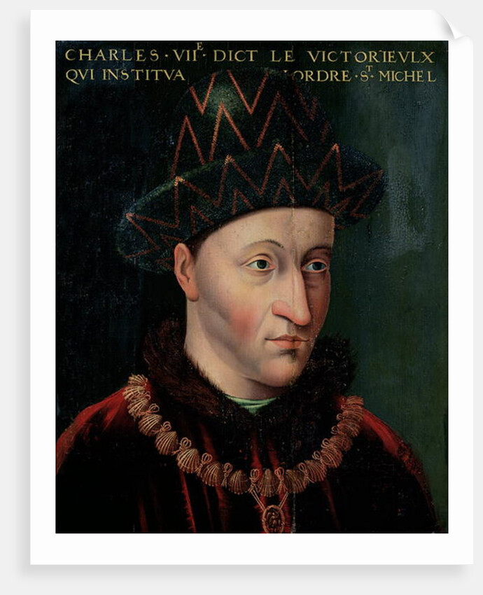 Portrait of Charles VII by French School