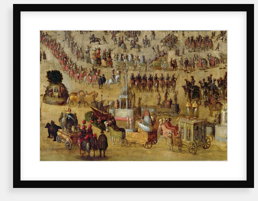 The Place Royale and the Carrousel in 1612 by French School