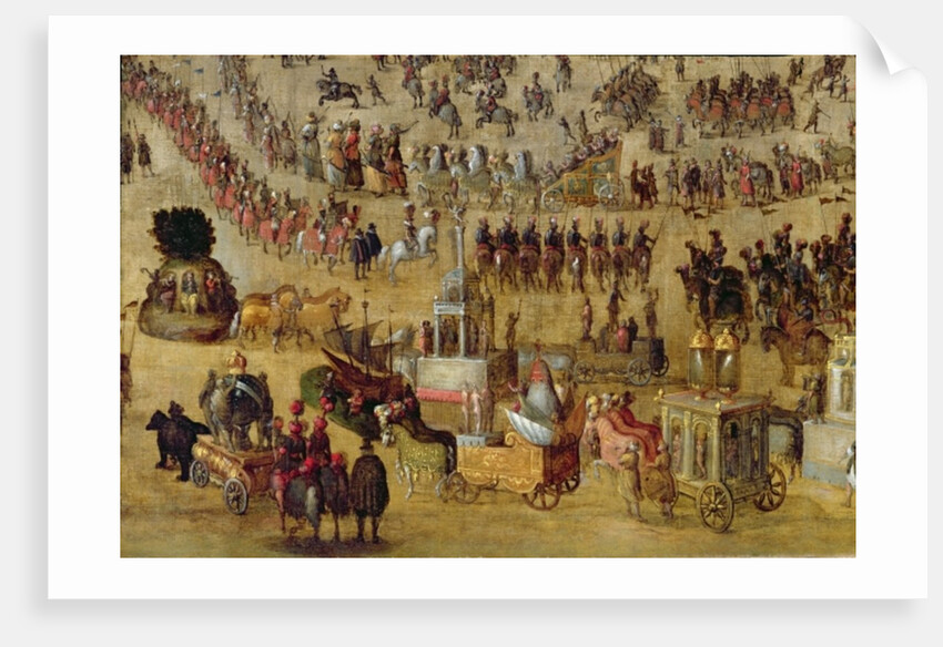 The Place Royale and the Carrousel in 1612 by French School