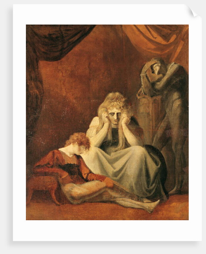 Here I and Sorrow Sit by Henry Fuseli