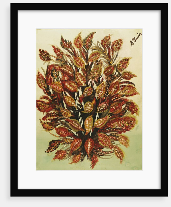 Pomegranate on a Green Background, 1930 by Seraphine (1864-1942) Louis