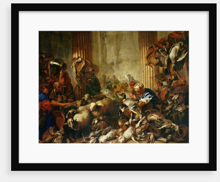 Jesus Driving the Merchants from the Temple by Giovanni Benedetto Castiglione