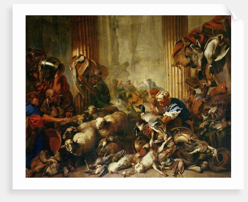 Jesus Driving the Merchants from the Temple by Giovanni Benedetto Castiglione