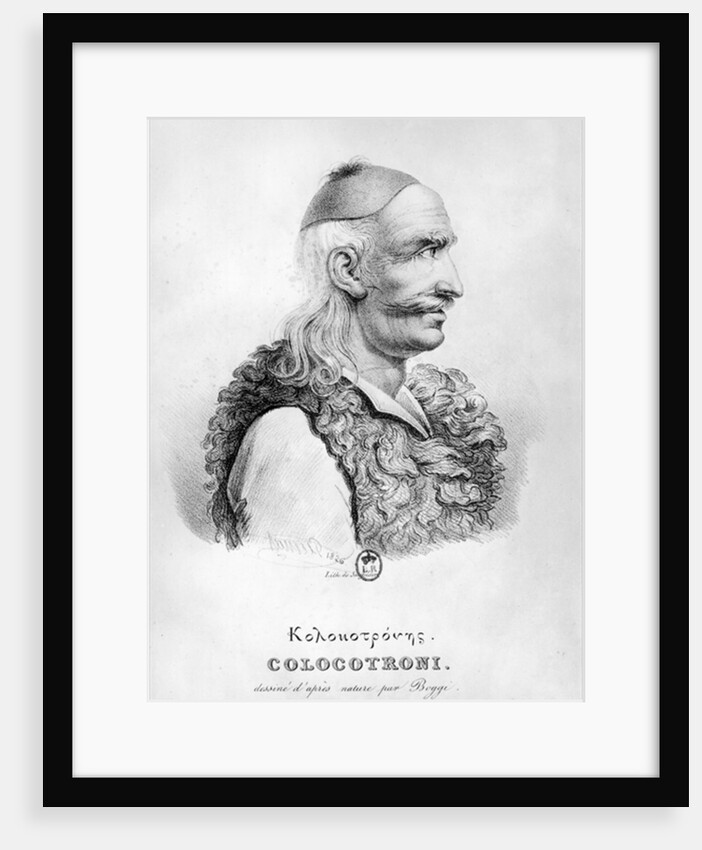 Theodore Kolokotronis engraved by Alois Senefelder 1826 by Giovanni (after) Boggi