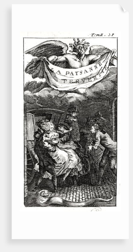 Illustration from 'La Paysanne Pervertie', by Nicolas Restif de la Bretonne by French School