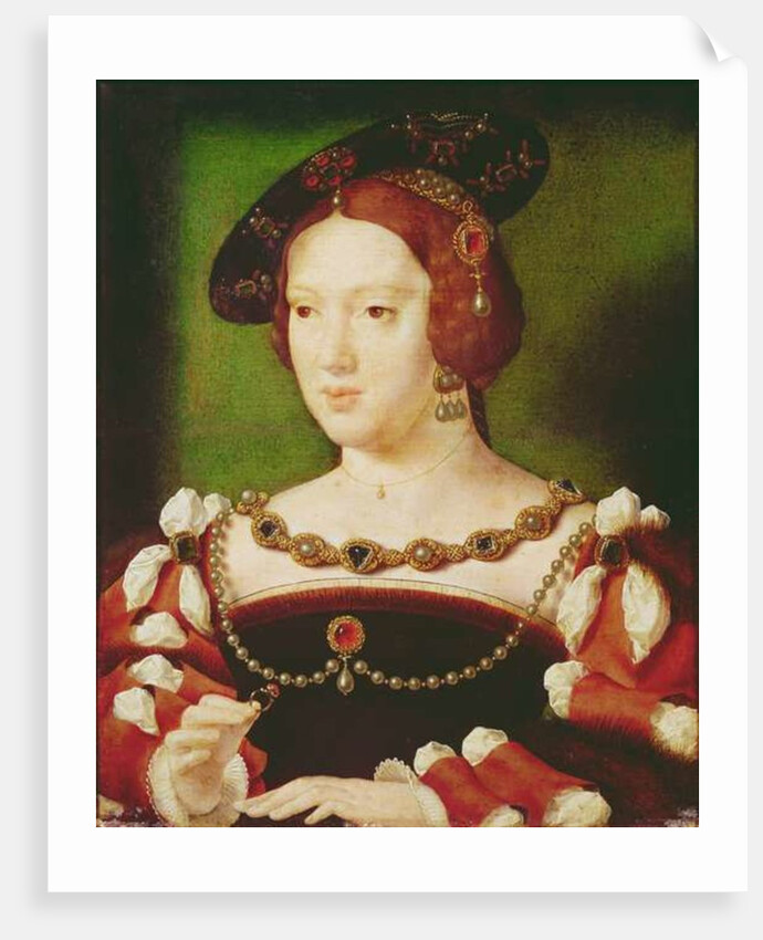 Portrait of Eleanor of Hapsbourg by Joos van Cleve