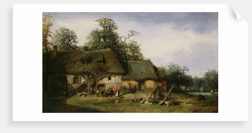 A Farm in Normandy by Nicolas Louis Cabat
