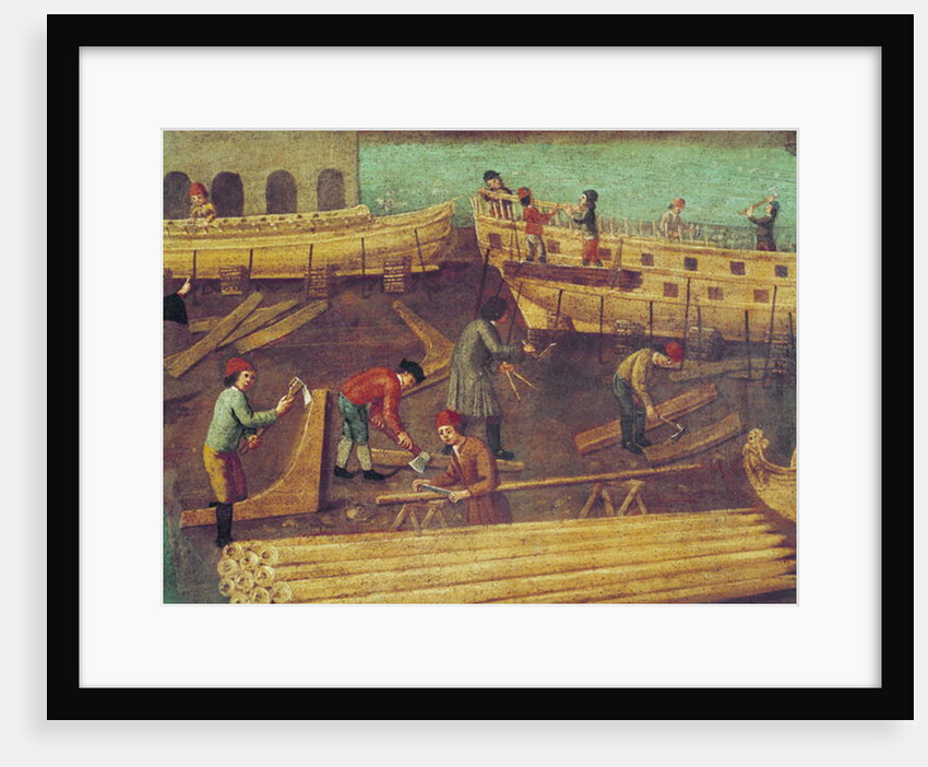 Sign for the Marangoni Family of shipbuilders, Venetian, 1517 by Italian School