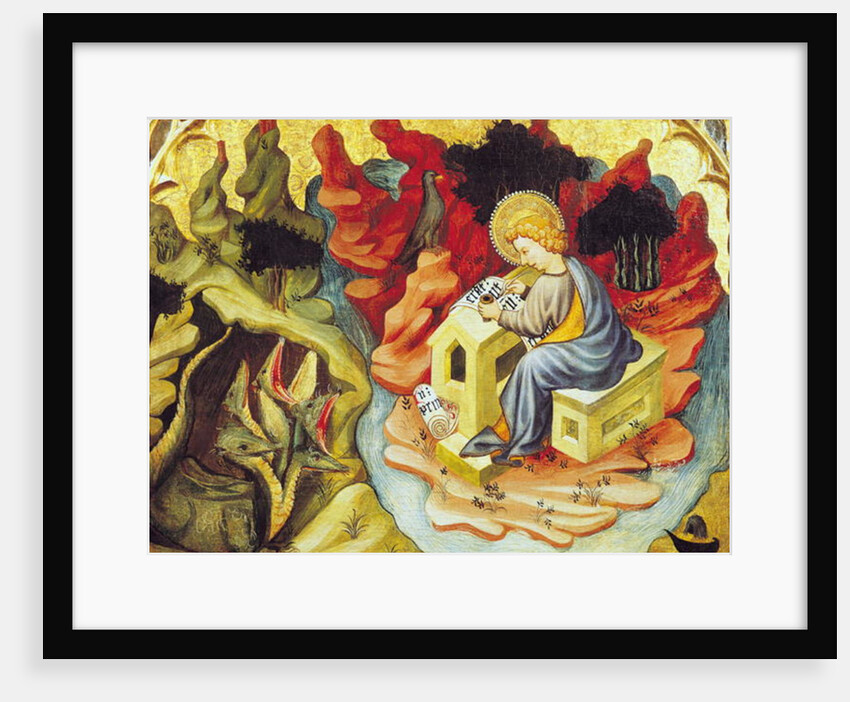 St. John on Patmos by Joan or Juan Mates