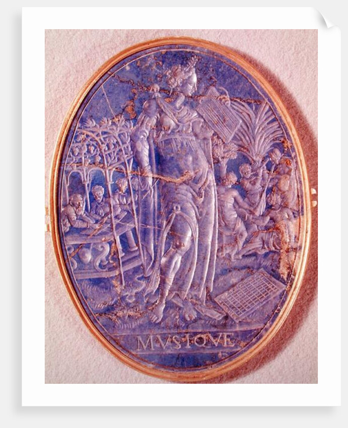 Relief depicting an Allegory of Music by French School