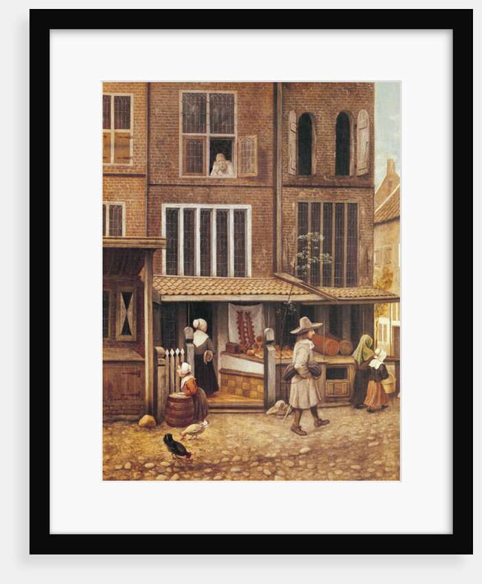Corner of a Town with a Bakery by Jacobus Vrel or Frel