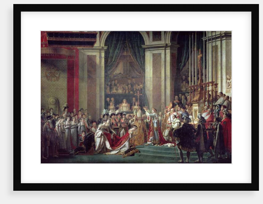 The consecration of the Emperor Napoleon I and Coronation of the Empress Josephine, 1806 by Jacques Louis David