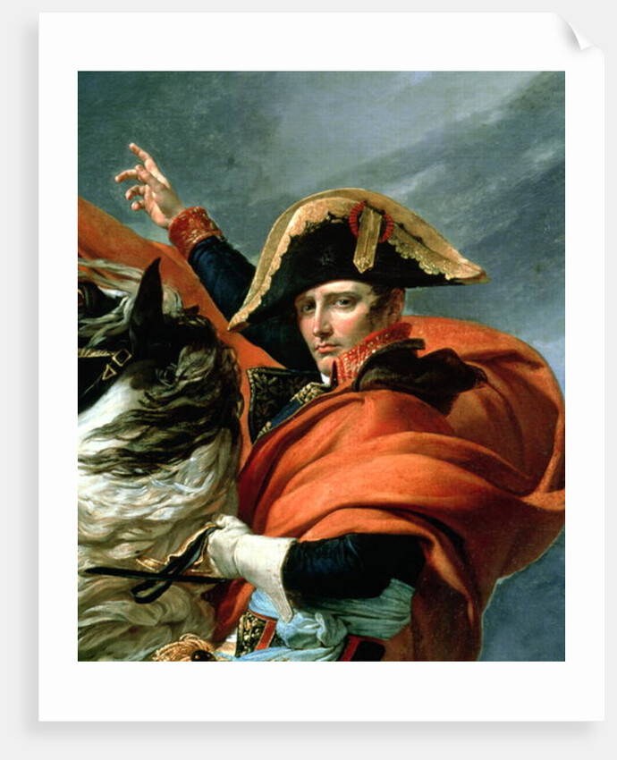 Detail of Napoleon Crossing the Alps on 20th May 1800 by Jacques Louis David