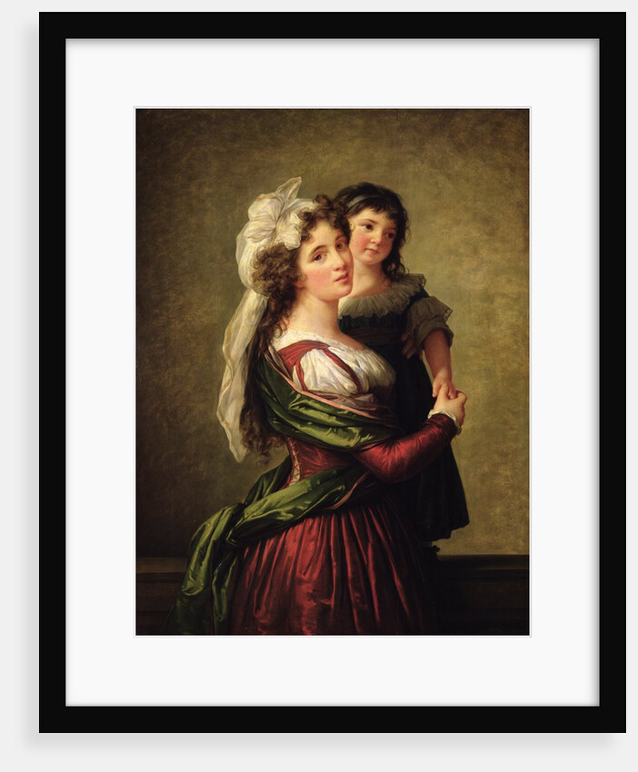 Madame Rousseau and her Daughter, 1789 by Elisabeth Louise Vigee-Lebrun