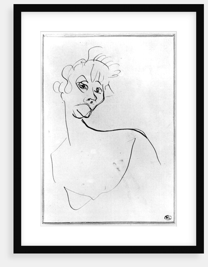 Yvette Guilbert 1894 by Henri de Toulouse-Lautrec