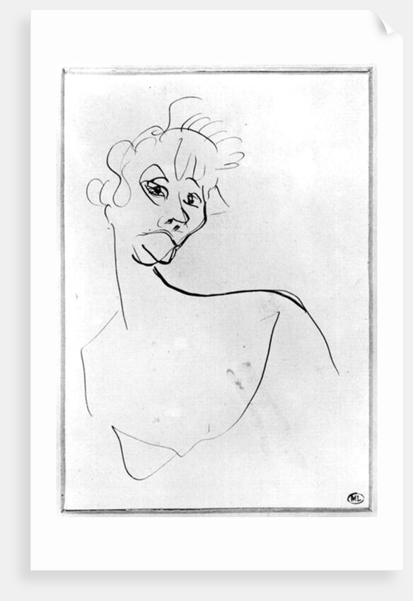 Yvette Guilbert 1894 by Henri de Toulouse-Lautrec