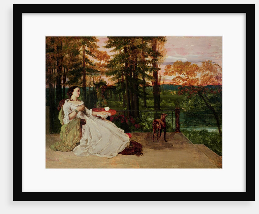 Woman of Frankfurt, 1858 by Gustave Courbet