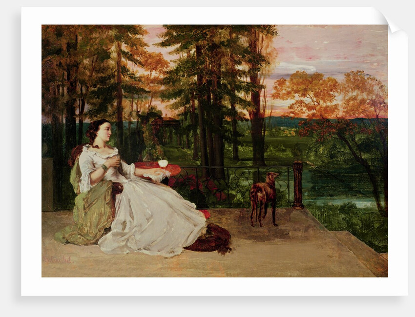 Woman of Frankfurt, 1858 by Gustave Courbet