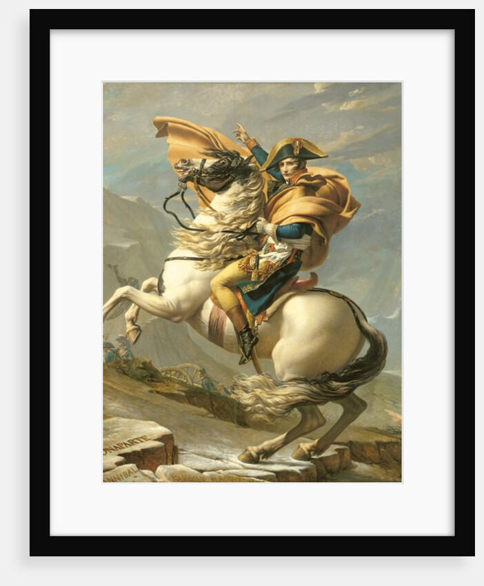 Napoleon Crossing the Alps at the St Bernard Pass, 20th May 1800, c.1800-01 by Jacques Louis David