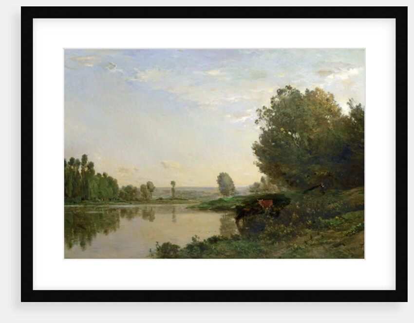 The Banks of the Oise, Morning, 1866 by Charles Francois Daubigny