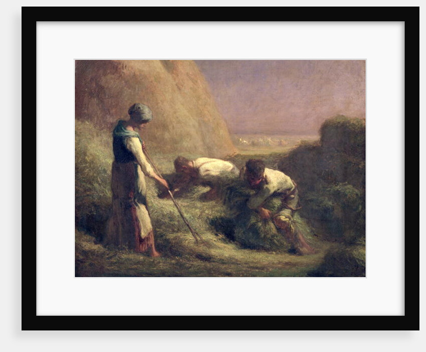 The Hay Trussers, 1850-51 by Jean-Francois Millet