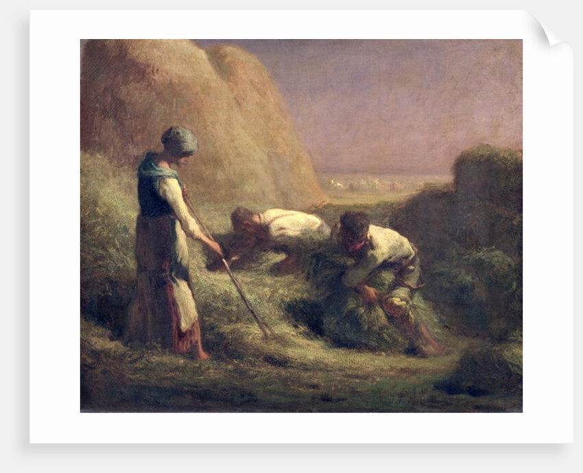 The Hay Trussers, 1850-51 by Jean-Francois Millet
