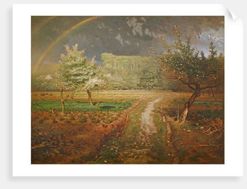 Spring at Barbizon, 1868-73 by Jean-Francois Millet