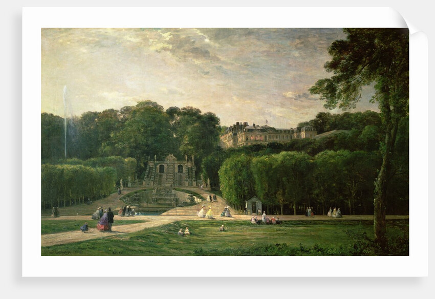 The Park at St. Cloud, 1865 by Charles Francois Daubigny