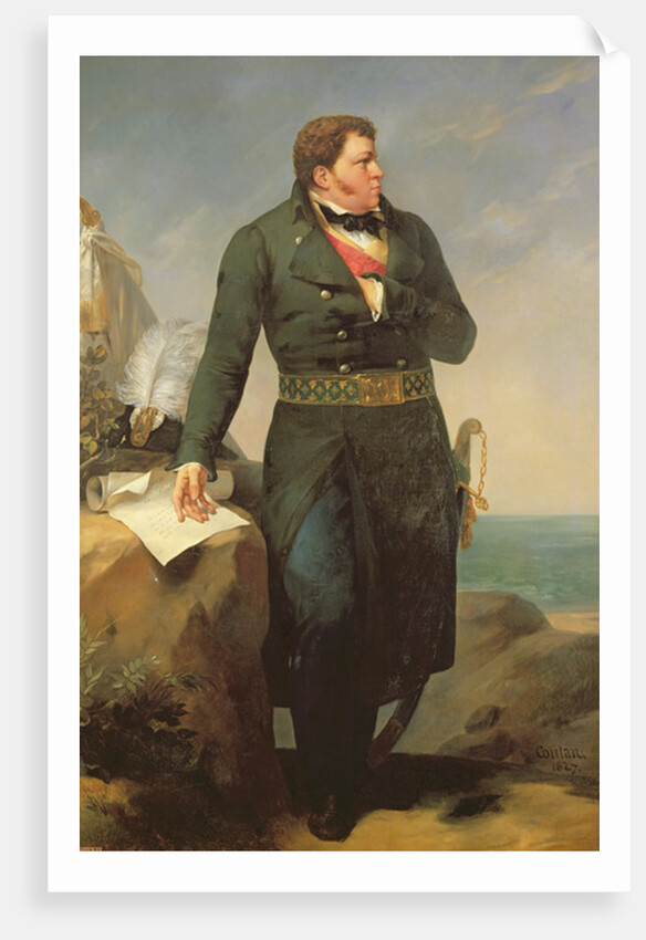 Portrait of Georges Cadoudal 1827 by Amable Paul Coutan