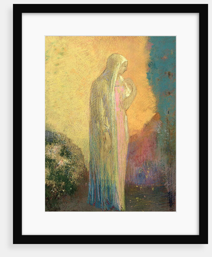 Standing Veiled Woman by Odilon Redon