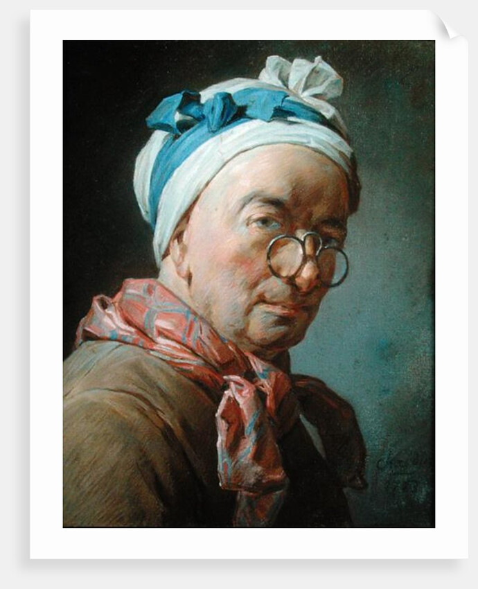 Self Portrait with Spectacles, 1773 by Jean-Baptiste Simeon Chardin