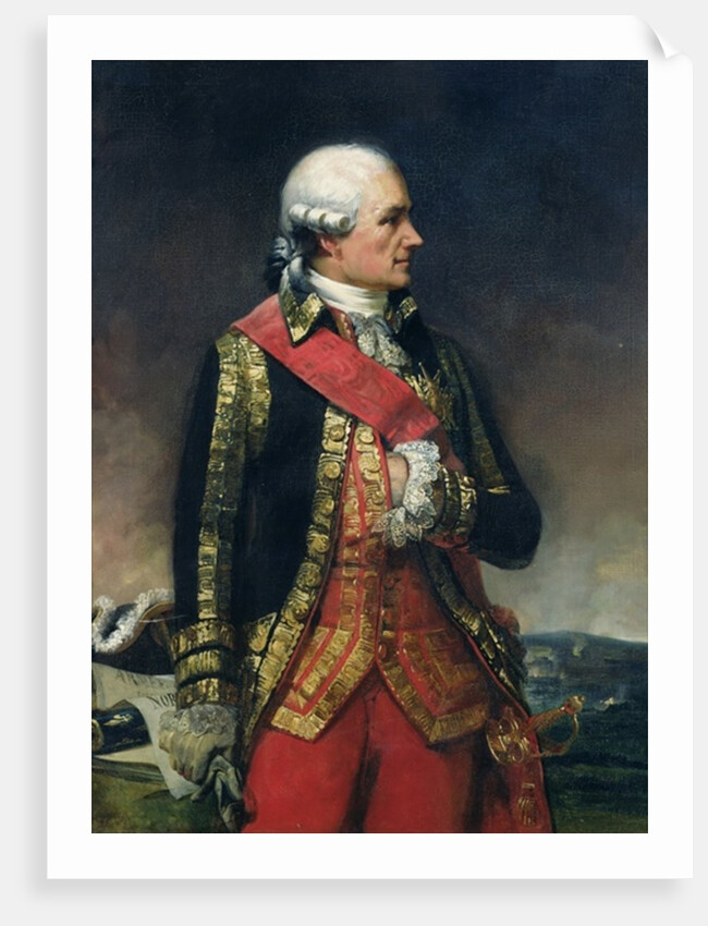 Jean-Baptiste de Vimeur Count of Rochambeau by Charles-Philippe Lariviere