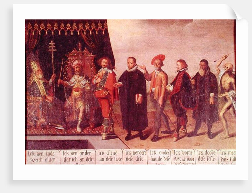 The Pope and Death by Flemish School