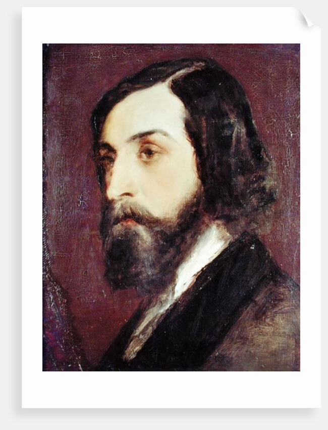 Portrait of Alfred de Musset by Louis Picard