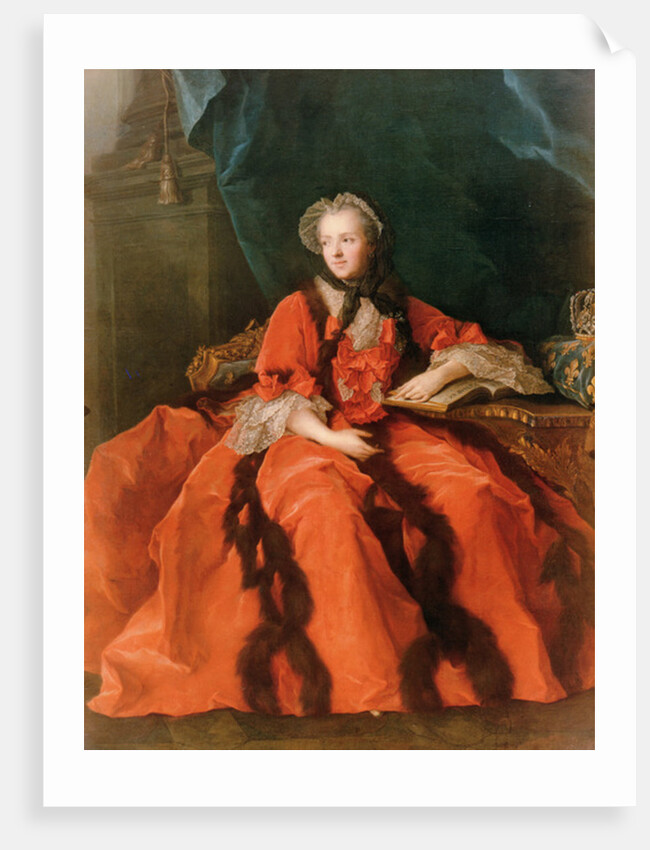 Portrait of Maria Leszczynska 1762 by Jean-Marc Nattier