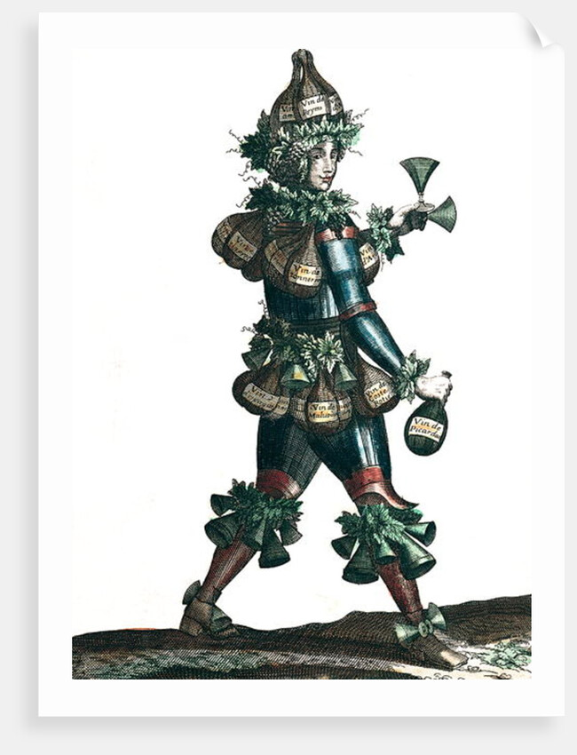 The Innkeeper, allegorical costume design by Bonnart