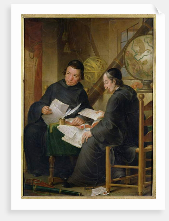 P.P. Leseur and Francois Jacquier in Rome, 1772 by Louis Gabriel Blanchet