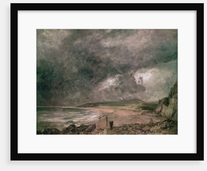 Weymouth Bay with Approaching Storm, 1818 by John Constable