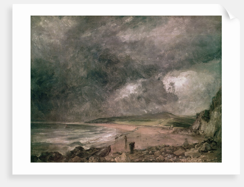 Weymouth Bay with Approaching Storm, 1818 by John Constable