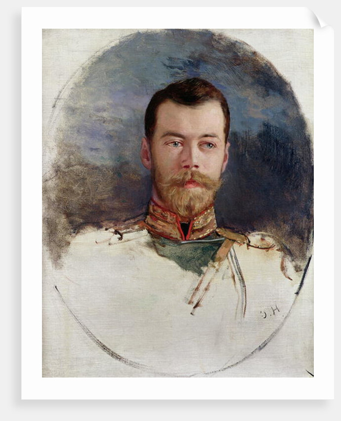 Study for a portrait of Tsar Nicholas II 1898 by Henri Gervex