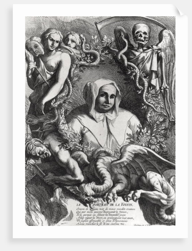 Portrait of Catherine Monvoisin by French School