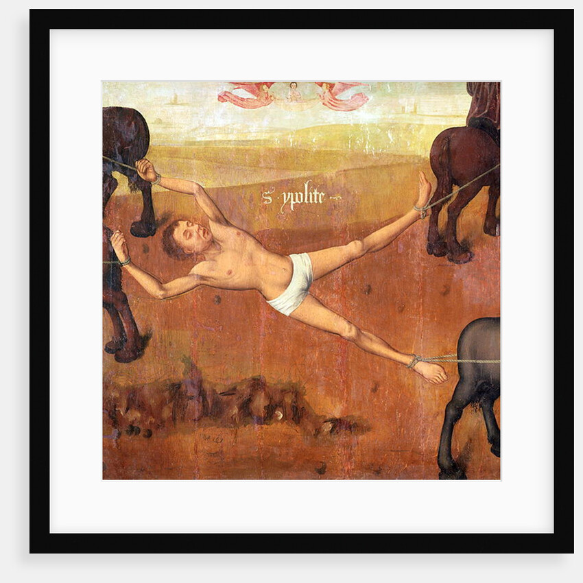 Martyrdom of St. Hippolytus by French School