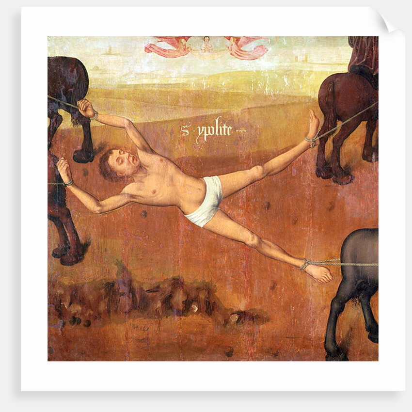 Martyrdom of St. Hippolytus by French School