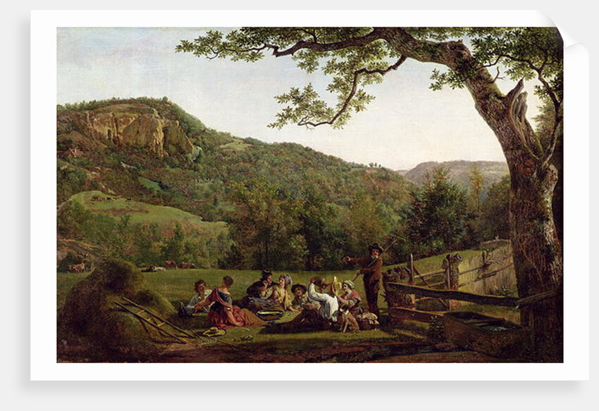 Haymakers Picnicking in a Field by Jean Louis De Marne