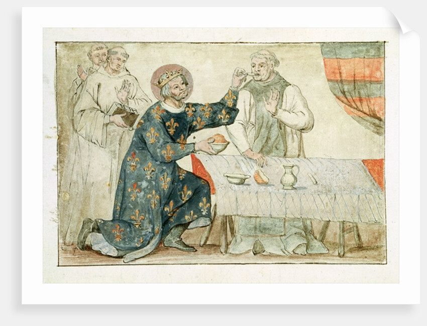 St. Louis feeding a miserly monk by Nicolas Claude Fabri de Peiresc
