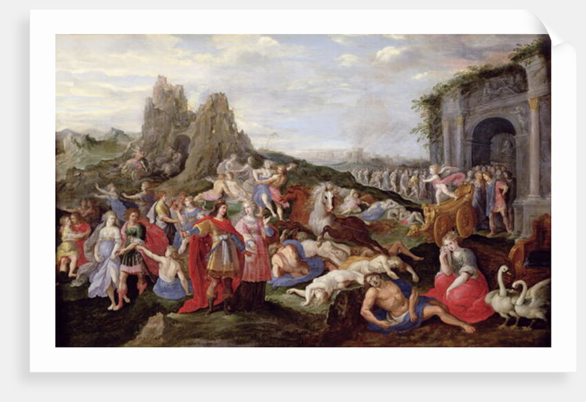 The Slaves and the Furies of Love by Frans II the Younger Francken